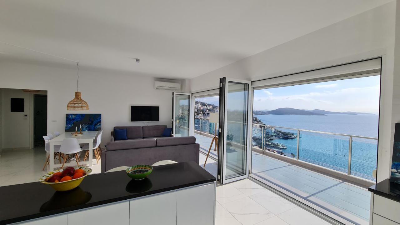 Rocknest Sea View Penthouse Apartment Sarande Exterior photo