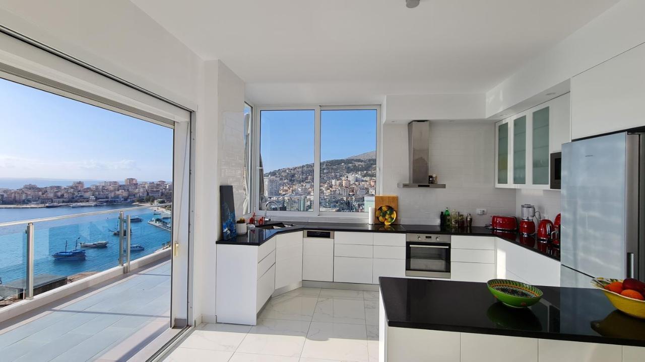 Rocknest Sea View Penthouse Apartment Sarande Exterior photo